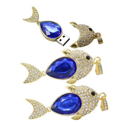 

8G 16G 32G 64GB 128G Fish Model USB Flash Drive Memory Stick U Disk USB Drive Flash Card USB Stick Flash Disk Thumb Drive USB Card