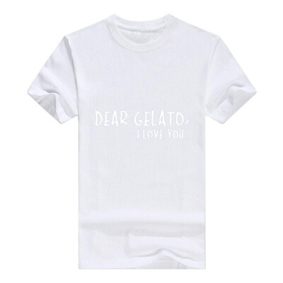 

Dear Gelato I Love You Fun Foodie Food Gift T Shirt