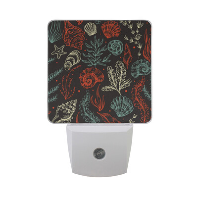 

ALAZA LED Night Light With Smart Dusk To Dawn SensorSexy Girls Lips Stars Plug In Night Light