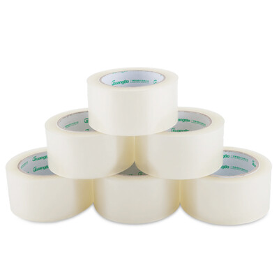 

GuangBo 6 package 55mm 100y transparent sealing tape tape office stationery FX-25