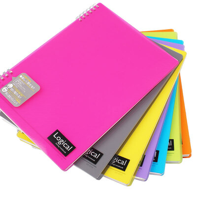 

Nakabayashi PP face spiral shorthand Japan imported B580 page logic book Notepad NW-B506 color random