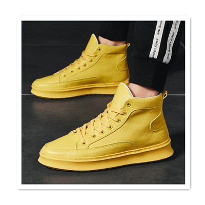 

Autumn Tide Shoes England Thick Bottom Joker High Shoe Hip Hop Shoe Net Red Tide Brand Martins Thick Bottom