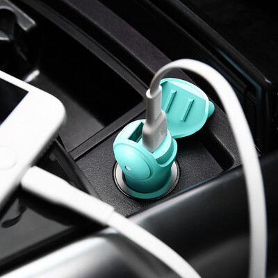 

BSQC - 01 Adorkable Fast Car Charger Double USB Output 5V 3A Fireproof ABS Car Charger
