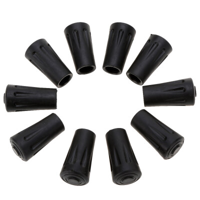 

10Pcs Hiking Pole Replacement Tips Trekking Pole Tip Protectors