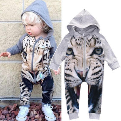 

Newborn Kid Baby Boy Long Sleeve Romper Jumpsuit Bodysuit Infant Clothes Outfits