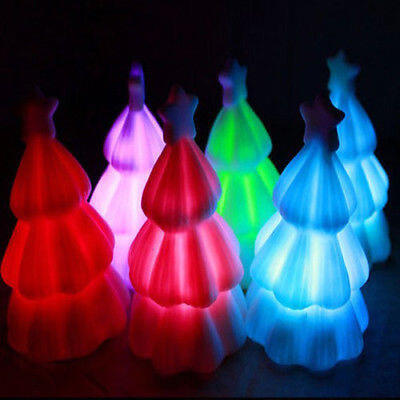 

Cute 7 Colors Changing LED Night Light Decoration Candle Lamp Nightlight Holiday