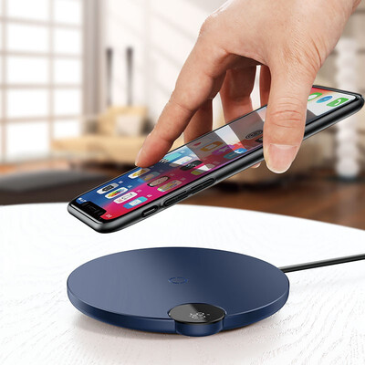 

Baseus 10W LED Digital Wireless Charger for iphone  XR  Max X iphone 8 Qi Charging for Samsung Galaxy S8 S9 Note9
