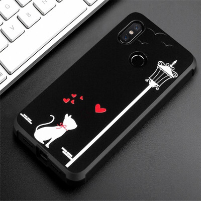 

Goowiiz Fashion Phone Case For Xiaomi Mi 88 SeRedmi S2Y2 India Luxury 3D Cute Cartoon Slim Full Soft Silicone Prevent falling