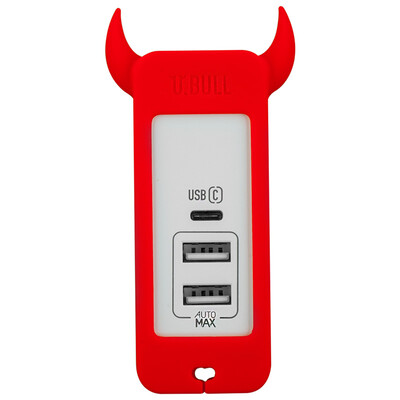 

MOMAX Rhinoceros Intelligent Digital Charger 5.4A27W High Power type-c Fast Charger / Power Adapter / Mobile Charger / Rechargeable Head Red