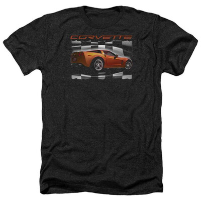 

Chevy Shirt Corvette Orange Z06 Vette Heather T-shirt