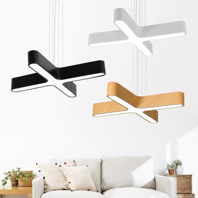 

Baycheer HL490990 Energy-saving office modern white warm neutral light chandelierBlack