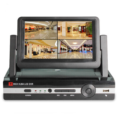 

Worthida (woshida) WSD-7004H 4-полосный 7-дюймовый монитор с жесткими дисками видеорегистраторы HD четыре монитора DVR на одной машине