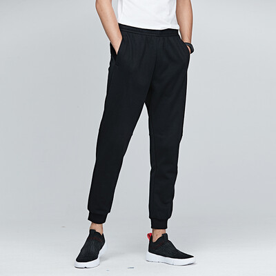 

Hongxing Erke mens pants sports pants mens knitted trousers new casual pants letters fashion trend mens sports trousers 51218570027 positive black white 3XL