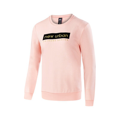 

Xtep sweater womens pullover 2018 autumn new womens shirt urban casual fashion simple sports sweater 882328059151 pink XS