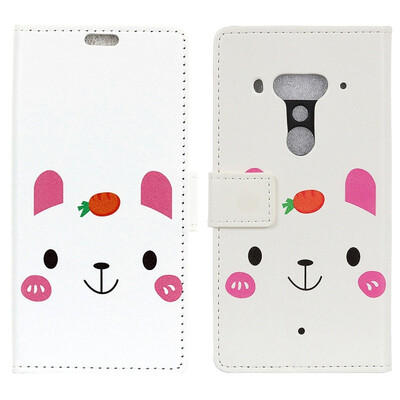 

MOONCASE HTC U12 Painted Leather Case - Radish Rabbit