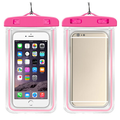 

MyMei Phone Case Waterproof Underwater Luminous Glow Diving Pouch Bag New