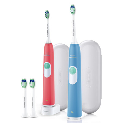 

Philips PHILIPS HX6234 35 rechargeable sound wave vibration toothbrush two-color equipment red blue