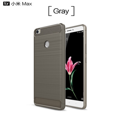 

Fivice Xiaomi Mi Max case Luxury brushed carbon fiber TPU soft shell