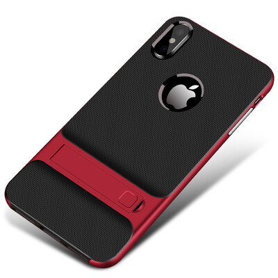 

Goowiiz Phone Case For Iphone XXsXs MaxXR Fashion Slim Shockproof Silicone TPU PC Hard Bracket