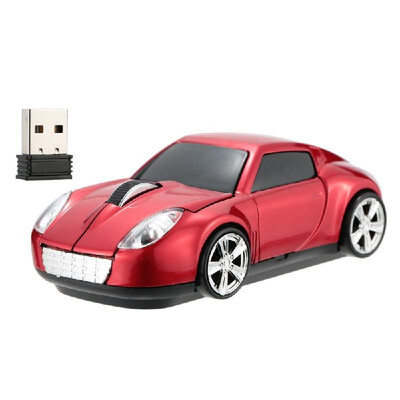 

24GHz USB Racing Car Shaped Optical Wireless Mouse Mice 3D 1000DPI for PC M6N6