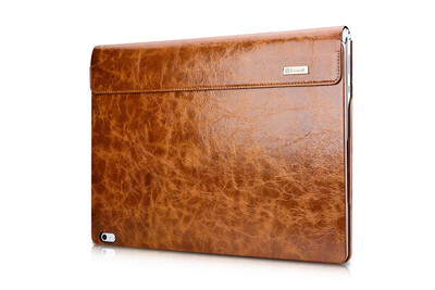 

Oil Wax Vintage Cowhide Genuine Leather Case for Microsoft Surface Book 2 135" 2018 Business Stand Smart Cover for Book 2