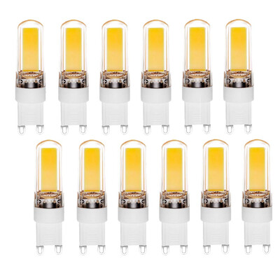 

SUPli 12 Pack G9 Led Light Bulbs Dimmable Bulb 3W Chandelier Bulbs Warm White