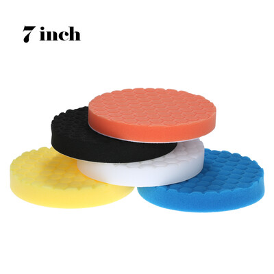 

5PCS Brand New 3" 80mm4" 100mm5" 125mm6" 150mm7" 180mm Car Polishing Pads Waxing Buffing Pad Sponge Kit Set for Car Polisher B