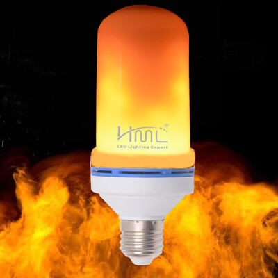 

HML 6W LED 3D Flame Light Bulb Emulation Flaming 2 mode Decorative Lamp-E2790-240V