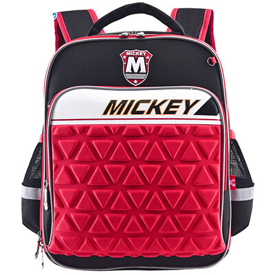 

Disney children's school bag primary school students boys low school grade 1 - 4 grade EVA deduction cartoon shoulder bag DB96042-2A blue Mickey