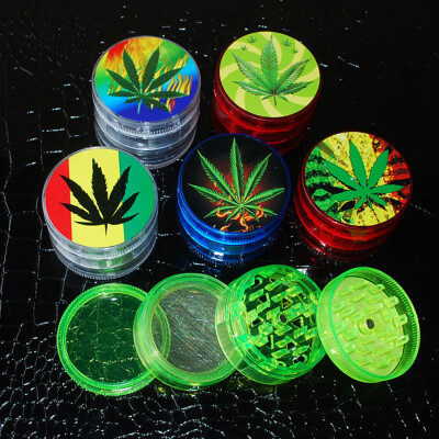 

Transparent Acrylic Herbal Pollen Grinder Spice Crusher with 4 Layers