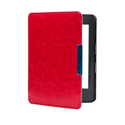 

Magnetic Folio PU leather smart cover case with hand grap cover for 2016 All-New Kindle 8th Generation 2016ereader cover case