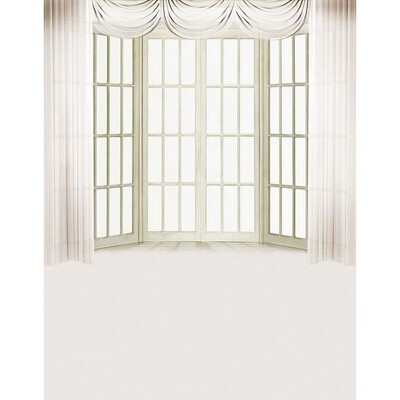

White Room Photo Backdrop 57FT Vinyl Fabric Cloth Digital Printing Photo Birthday Background s-2344