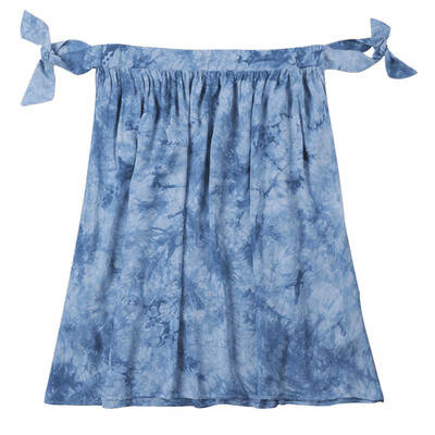 

Off Shoulder Tie Dye Casual Dress