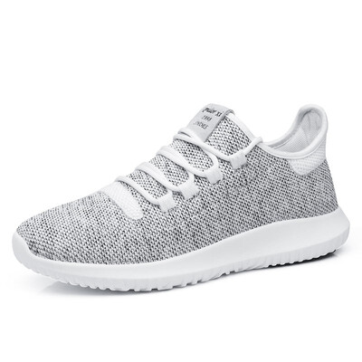 

Mens Shoes Fashion Casual Shoes Breathable Light Sneakers Sports Shoes For Men White Black Size 39-44