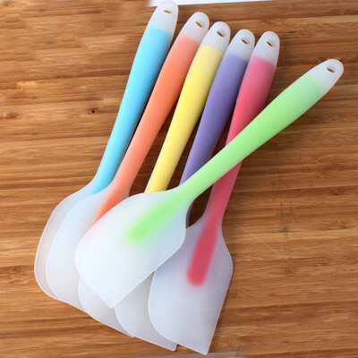 

6pcslot Silicone Spatula Cake Scraper temperature Bakeware Tool