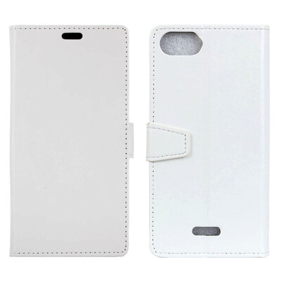 

MOONCASE Wiko Harry2 Crystal Leather Case - White