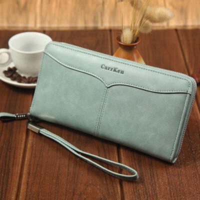 

Womens Lady Clutch Leather Wallet Long Card Holder Purse Handbag Phone Bag Case