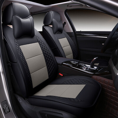 

Kang car treasure leather all-inclusive car seat cover car dedicated custom order please leave a message model year 7870 black gray