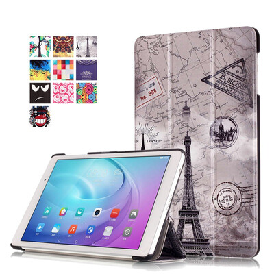 

Magnet Ultra thin Smart pu leather Case cover For Huawei MediaPad t2 pro 10"(FDR-A03L)(FDR-A01W) tablet protective leather skin
