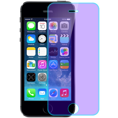 

KOOLIFE компании Apple iPhone5s / 5с / себе синий стеклянная пленка iPhone SE / 5s стали мобильный телефон фильм / фильм до того