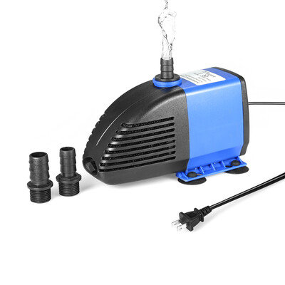 

30W 2500LH Water Pump Aquarium Submersible Pump Flow Adjustable Submersible Pump with Blossom Fountain Spray Head Max Lift 25m
