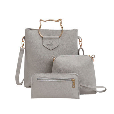 

Korea women bag PU Mother bag Three piece set Ladies handbag 2018 new winter&autumn leisure shoulder bag