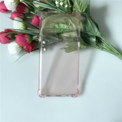 

Soft Silicone For samsung galaxy note8 note 9 TPU Cover Anti-knock transparent Four Angle Prevention Phone Cases