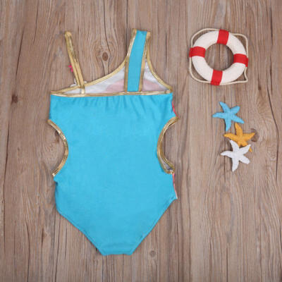 

AU Canis Newborn Kids Girls Mermaid Bikini Swimwear Swimsuit Bathing Suit Beach