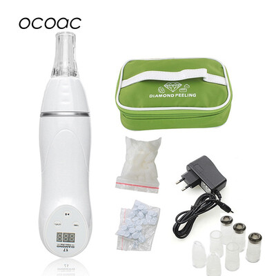 

6 Tips Mini Diamond Dermabrasion Skin Peeling Beauty Machine Vacuum BlackheadAcne Remove Face Skin Cleaning Facial Equipment