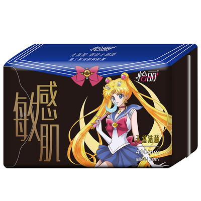 

Elys Sailor Moon Sensitive Muscle Series Cotton Soft Tiny Night Sanitary Napkin 410mm4 pieces
