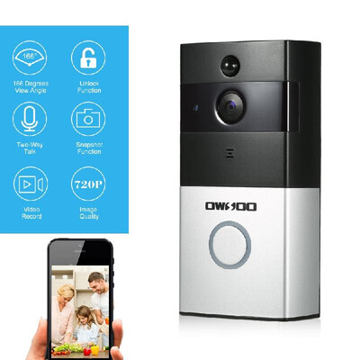 

Romacci OWSOO 720P WiFi Visual Intercom Door Phone Support Infrared Night View PIR Android IOS APP Remote Control for Door Entry A