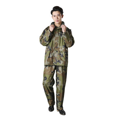 

CNMF moufu Camouflage raincoat suit