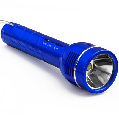 

Happy accompanied by L-538 flashlight card radio mini portable small audio wireless card subwoofer speaker sound sapphire blue