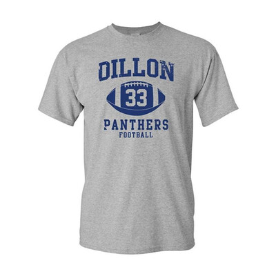 

Dillon Football Retro Adult DT T-Shirt Tee